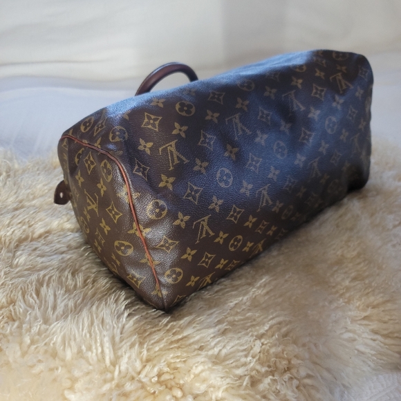 Louis Vuitton Monogram Speedy 35  Authentic Vintage color Brown Used/Pre-Loved - Picture 10 of 17